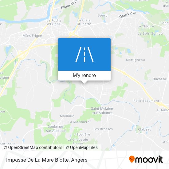 Impasse De La Mare Biotte plan