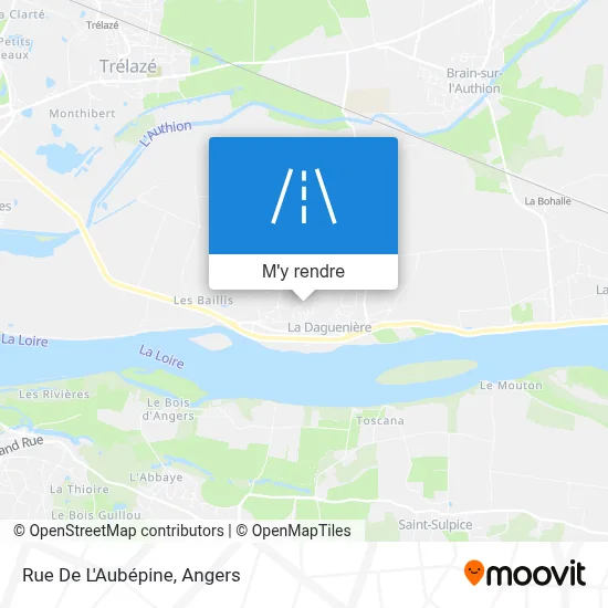 Rue De L'Aubépine plan