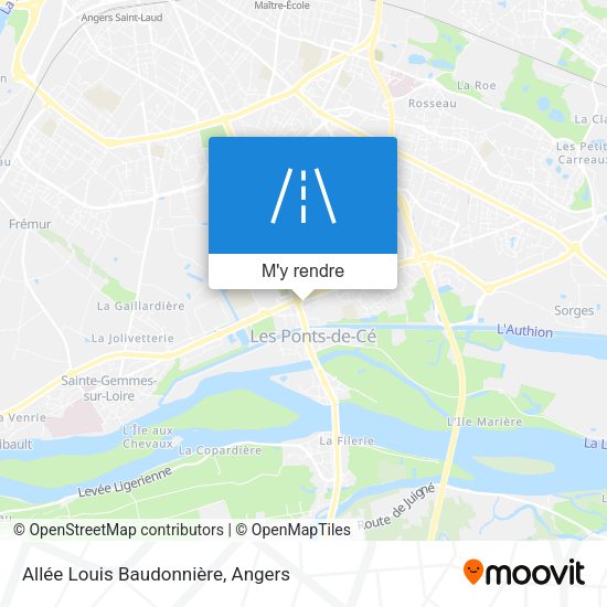 Allée Louis Baudonnière plan