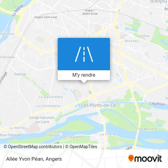 Allée Yvon Péan plan