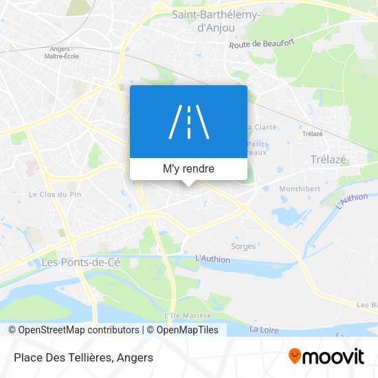 Place Des Tellières plan