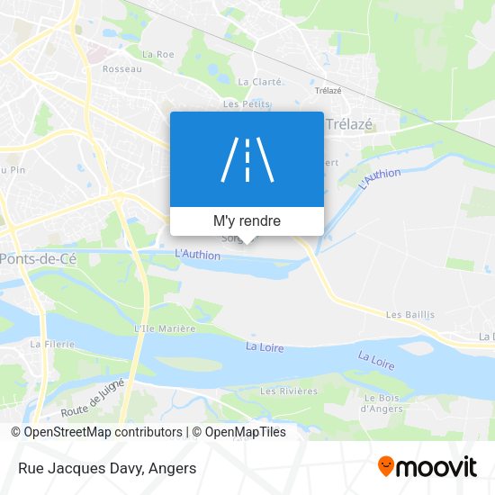 Rue Jacques Davy plan