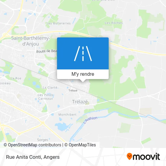 Rue Anita Conti plan