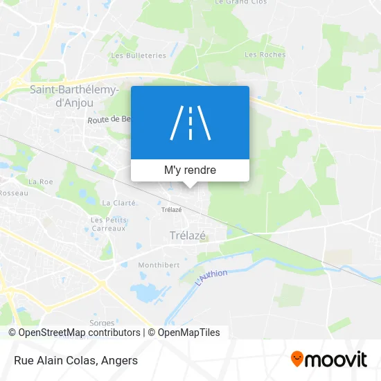 Rue Alain Colas plan