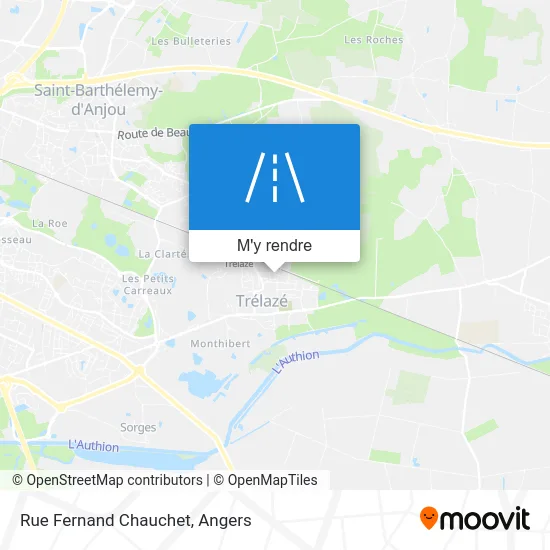 Rue Fernand Chauchet plan