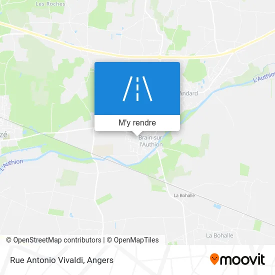 Rue Antonio Vivaldi plan