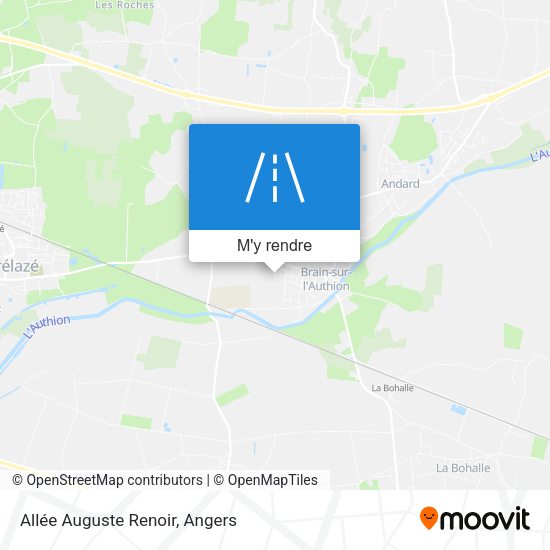 Allée Auguste Renoir plan