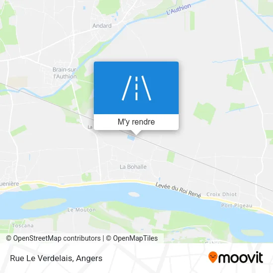 Rue Le Verdelais plan