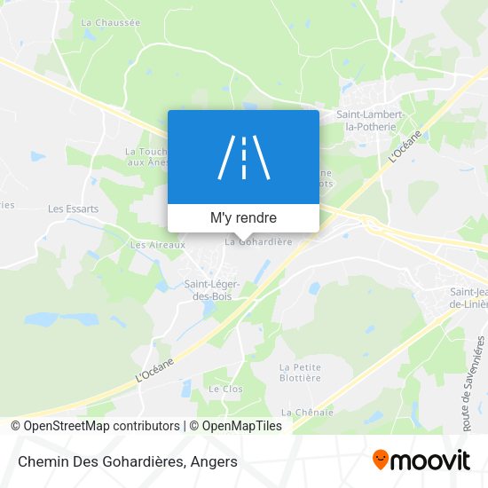 Chemin Des Gohardières plan