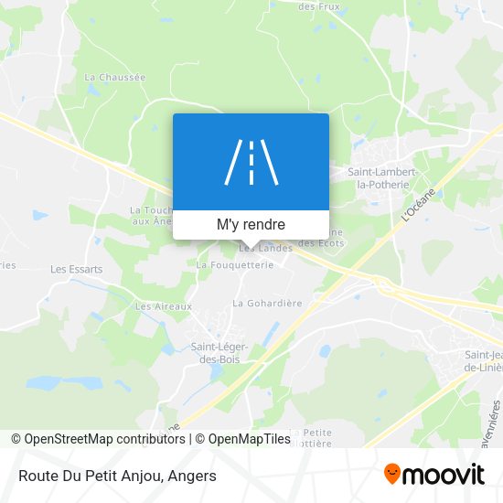 Route Du Petit Anjou plan