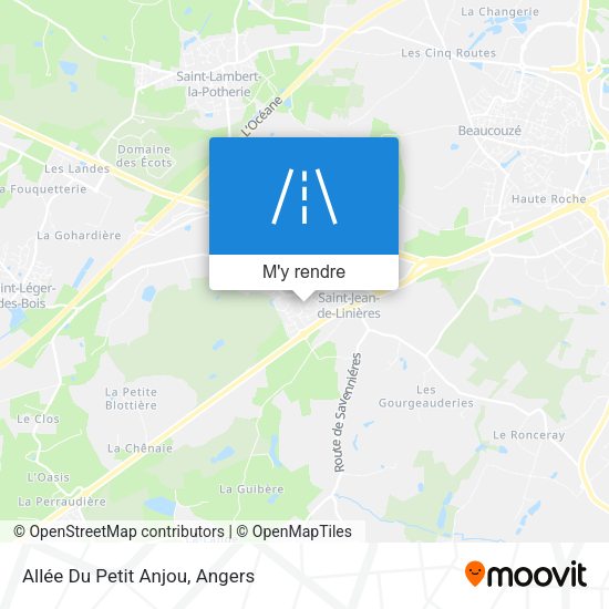 Allée Du Petit Anjou plan
