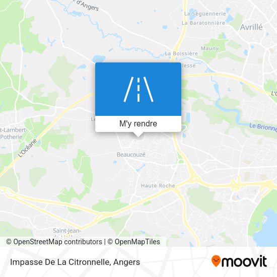 Impasse De La Citronnelle plan