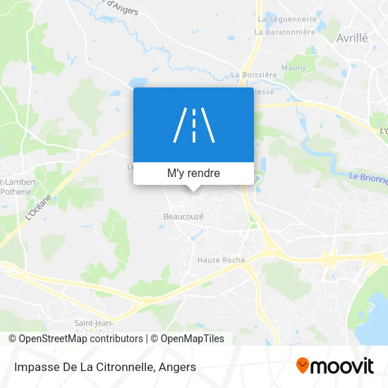 Impasse De La Citronnelle plan