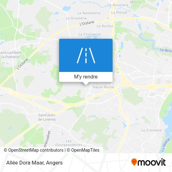 Allée Dora Maar plan