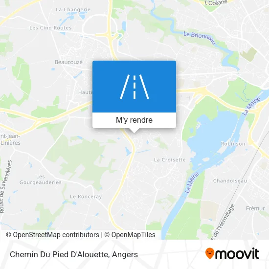 Chemin Du Pied D'Alouette plan
