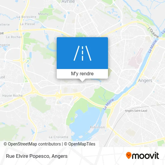 Rue Elvire Popesco plan