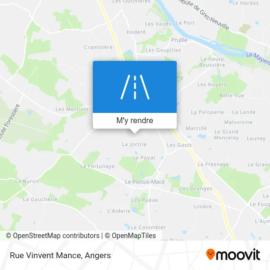 Rue Vinvent Mance plan