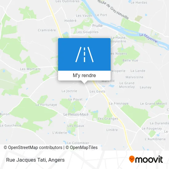 Rue Jacques Tati plan