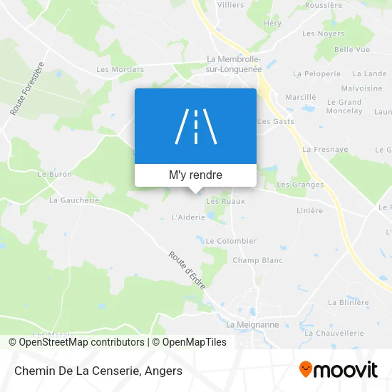 Chemin De La Censerie plan