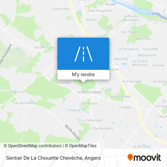 Sentier De La Chouette Chevêche plan