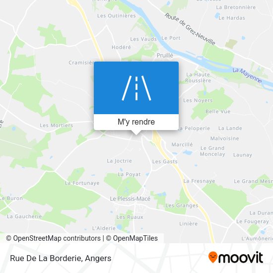 Rue De La Borderie plan