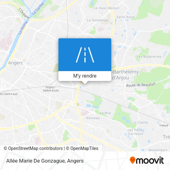 Allée Marie De Gonzague plan