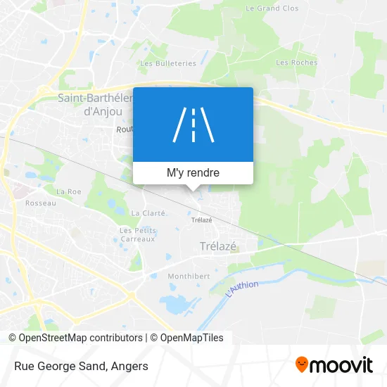 Rue George Sand plan