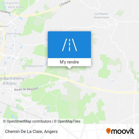 Chemin De La Claie plan