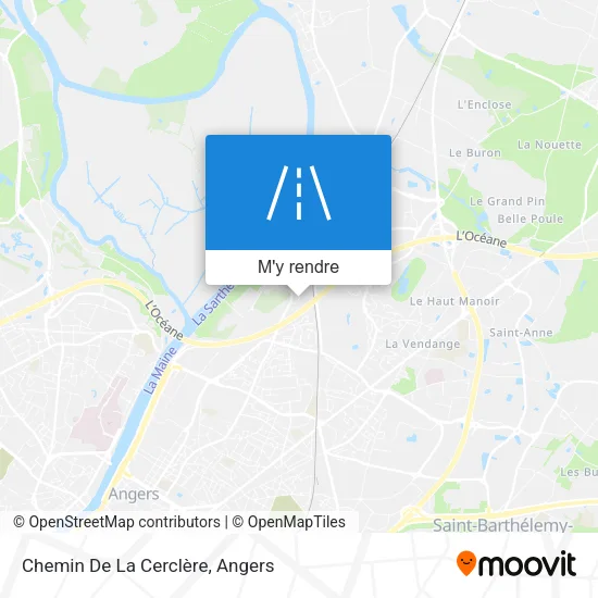 Chemin De La Cerclère plan