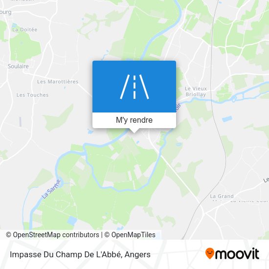 Impasse Du Champ De L'Abbé plan