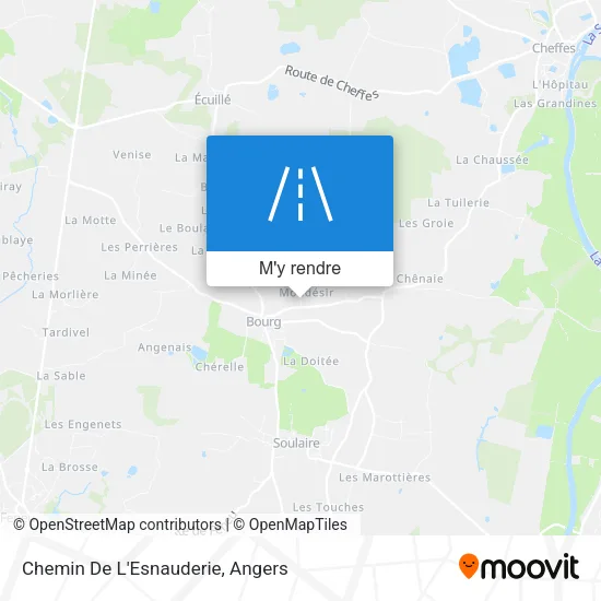 Chemin De L'Esnauderie plan