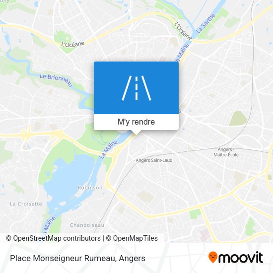Place Monseigneur Rumeau plan