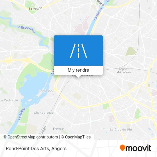 Rond-Point Des Arts plan