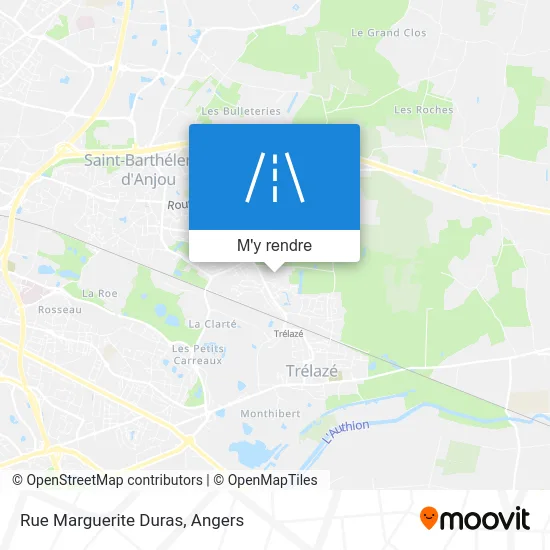 Rue Marguerite Duras plan