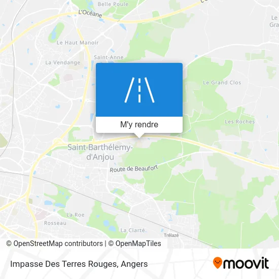 Impasse Des Terres Rouges plan