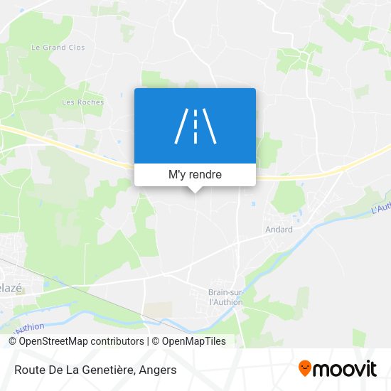 Route De La Genetière plan