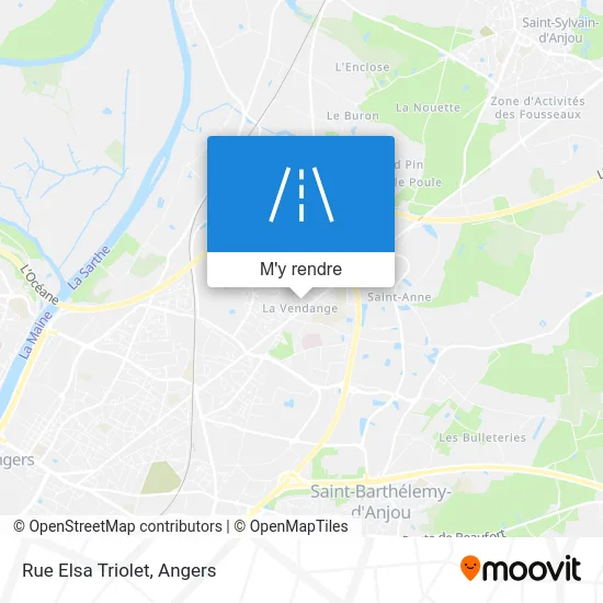 Rue Elsa Triolet plan