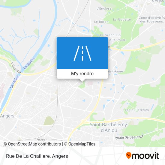 Rue De La Chaillere plan
