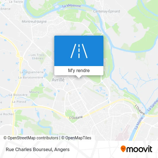 Rue Charles Bourseul plan