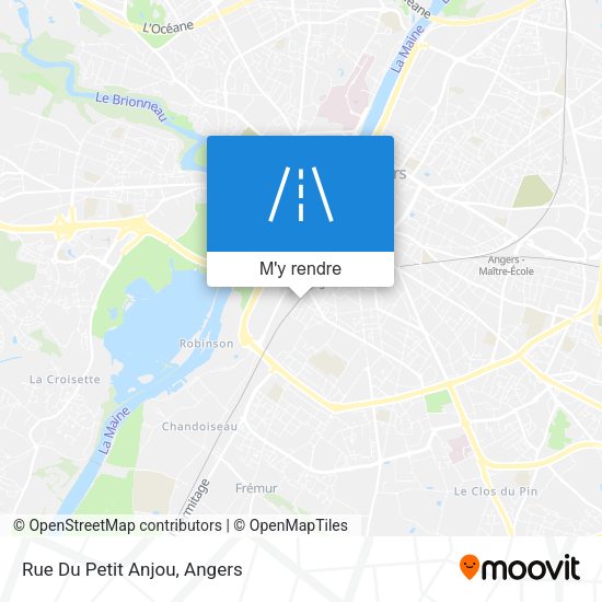 Rue Du Petit Anjou plan