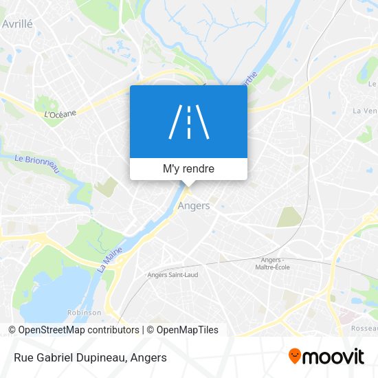 Rue Gabriel Dupineau plan
