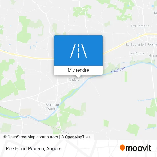 Rue Henri Poulain plan