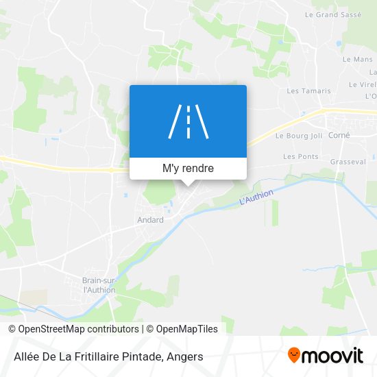 Allée De La Fritillaire Pintade plan