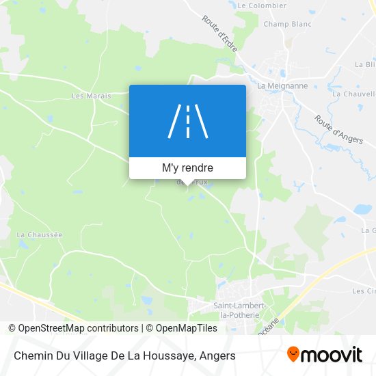 Chemin Du Village De La Houssaye plan