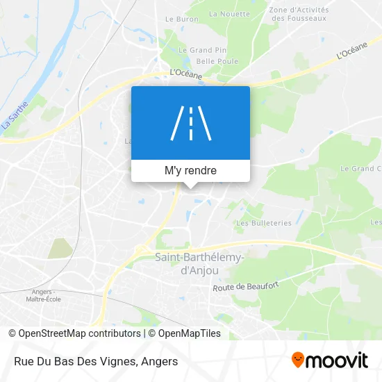 Rue Du Bas Des Vignes plan