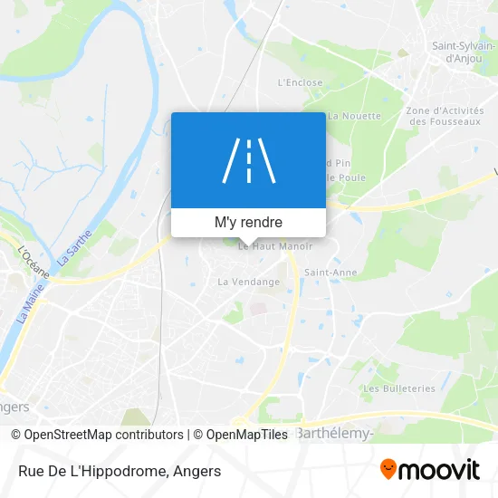 Rue De L'Hippodrome plan