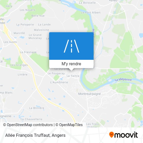 Allée François Truffaut plan