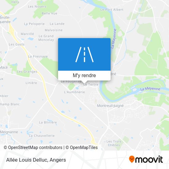 Allée Louis Delluc plan