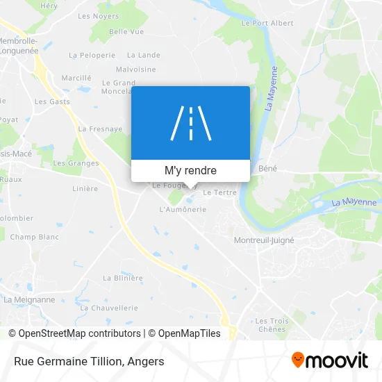 Rue Germaine Tillion plan