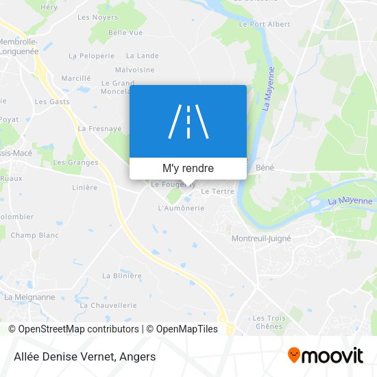Allée Denise Vernet plan